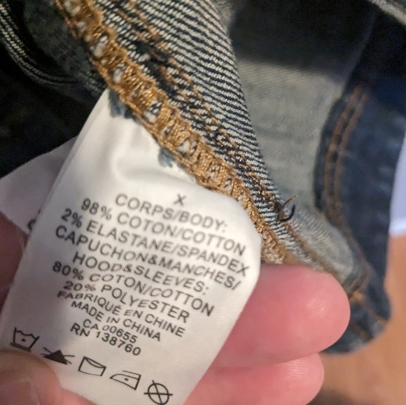 Hooded Jean Jacket - Picture 2 of 3